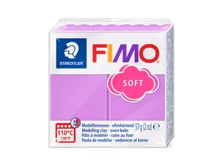 Boetseerklei Fimo soft 57 gram lavendel - 1