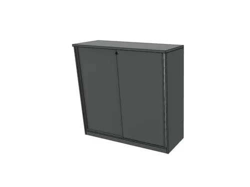 schuifdeurkast,HxBxD 1155x1200x445mm,MS-donkergrijs