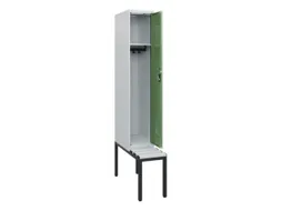 locker met bank,HxBxD 1950x300x815mm,1vak,vak B 300mm,cilinderslot