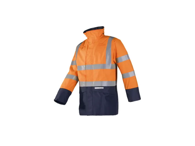 Sioen Elliston 7219 hi-vis parka, marineblauw/oranje, maat 3XL, per st