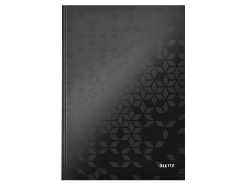 Notitieboek Leitz WOW A4 lijn zwart