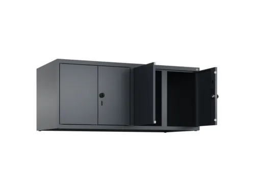 opzetkast,v. locker,4vak.,vak B 300mm,HxBxD 500x1200x500mm,vleugeldeur
