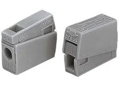 Verlichtingsconnector, 2.5mm, 105°, Grey