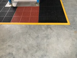 werkplek-vloerbedekking,modulesysteem,HxLxB 16x910x910mm,nitril