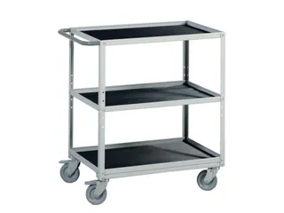 ESD-etagewagen,draagverm. 90kg,3etage(s),etage(s) met rubber laag - 2