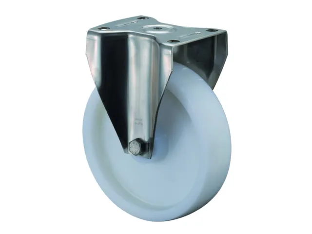 roulette fixe,force 700kg,plastique,Øxl 200x50mm
