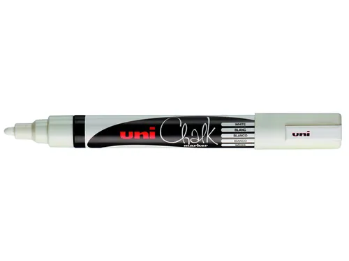 Krijtstift Uni-ball chalk rond 1.8-2.5mm wit