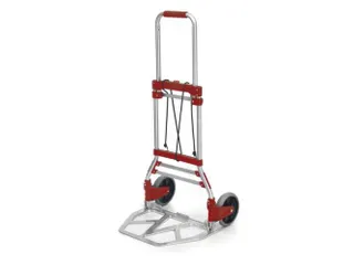 aluminium steekwagen,draagverm. 100kg,steekplaat BxD 483x343mm - 1