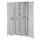 verticale kast,HxBxD 1950x1000x600mm,deur m. perforaties,RAL5010