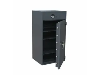 Salvus Tivoli 4 Afstortkluis elektronisch slot 124x65x55cm Grafietgrys - 1