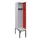 locker met bank,HxBxD 2120x400x815mm,1vak,vak B 400mm,draaigrendel