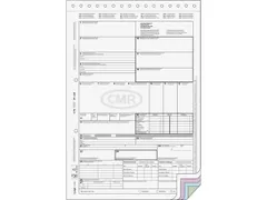 Vrachtbrief CMR Internationaal Sigel A4, 50 x 4blad