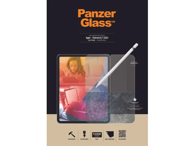 PanzerGlass 2739, Doorzichtige schermbeschermer, Gehard glas, Polyethy