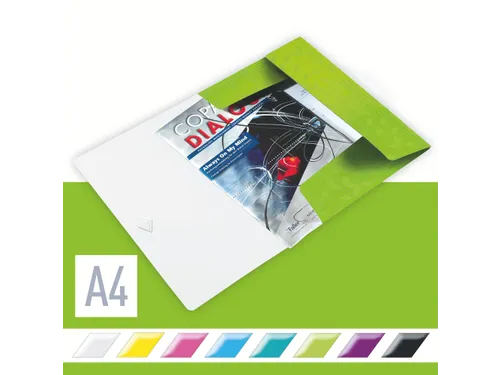Elastomap Leitz WOW 3-kleps A4 Polypropyleen groen