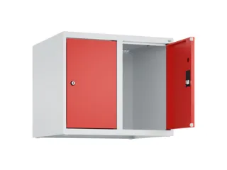 opzetkast,v. locker,2vak.,vak B 300mm,HxBxD 500x600x500mm,vleugeldeur - 2