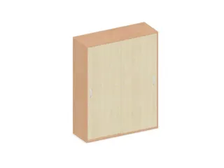 Schuifdeurkast 1540x1200x430mm Romp Beuken Decor Front Esdoorn - 1