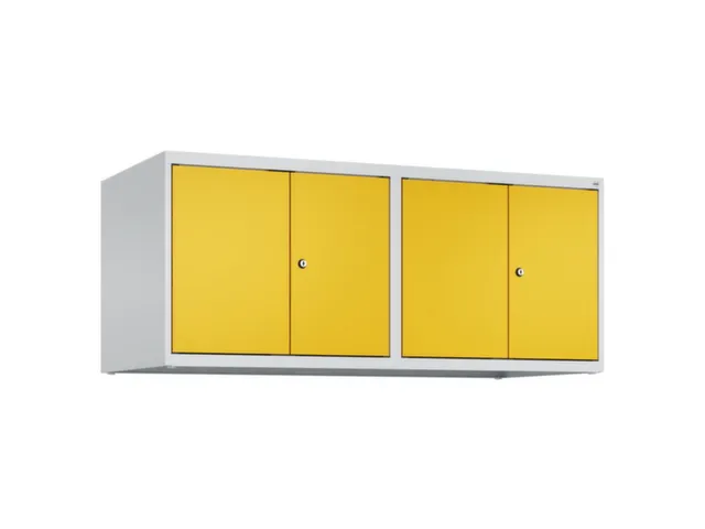 opzetkast,v. locker voor scheiding van kleding,4vak.,vak B 300mm
