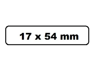 Labeletiket Quantore DK-11204 17x54mm wit 400 stuks - 2