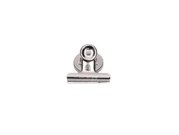 Papierklem MAUL Bulldog met magneet 40mm capaciteit 15mm zilver