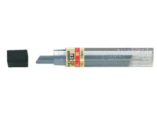 Potloodstift Pentel B 0.5mm zwart koker à 12 stuks - 1