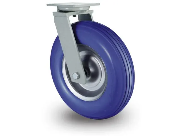 Zwenkwiel 75kg Pu-Banden Stalen Velg D X B 200x 50mm Wiellager