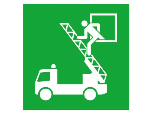 Bord Voor Vluchtroutesignalering,Reddingsuitgang,Sticker,Folie