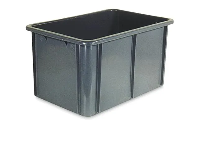 Stapelbak Pe Hxlxb 320X600X400Mm Inhoud 60L Grijs