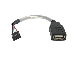 15cm USB 2.0 Kabel USB A naar 4-pins Moederbord Aansluitkabel F/F