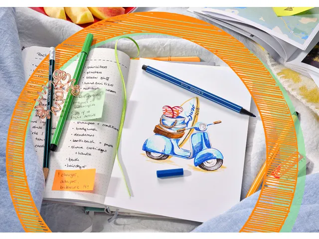 Viltstift STABILO Pen 68/20 Arty medium assorti blik à 20 stuks