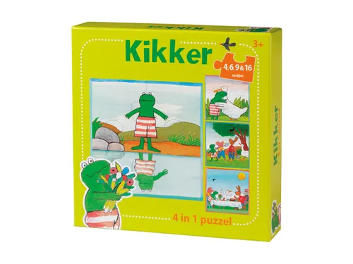 Puzzel De Wereld van Kikker 4 in 1