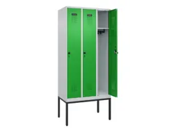 locker,HxBxD 2120x900x500mm,3vak,vak B 300mm,draaigrendel