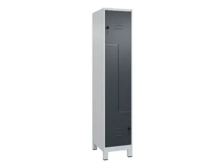 Z-garderobekast,HxBxD 1950x400x500mm,vak B 200/400mm,draaigrendel - 1