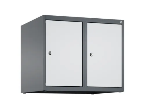 opzetkast,v. locker,2vak.,vak B 300mm,HxBxD 500x600x500mm,cilinderslot