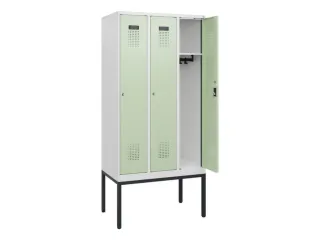 schoollocker,HxBxD 1950x900x500mm,3vak,vak B 300mm,cil.-slot - 1
