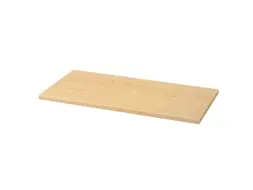 houten vloer v. kantoorstelling BxD 762x376mm dikte 22mm esdoorn