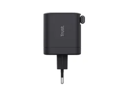 Trust Maxo Intrekbare USB-C-PD-oplader van 65W Zwart