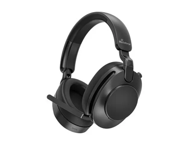 MediaRange MROS308 Headset met microfoon draadloos Zwart