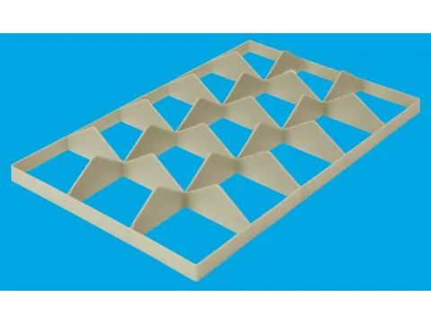 Vakwerkinzet 3X5Vakken Vakmaat 107X114Mm Uitvoering Boven