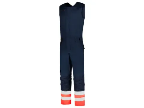 Tricorp 753008 bodybroek, fluo oranje/inktblauw, maat 66, per stuk