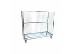 rolcontainer,draagverm. 500kg,HxLxB 1400x620x1500mm,nuttige H 1190mm