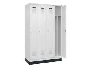 locker voor scheiding van kleding,HxBxD 1950x1200x500mm,4vak - 1