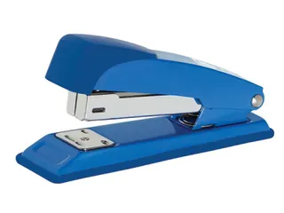 Nietmachine metaal voor nietjes nr. 24/6, 26/6 30 vel 50mm blauw - 1