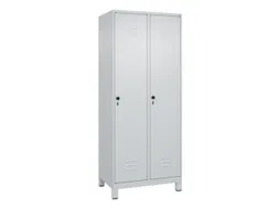 locker,HxBxD 1950x800x500mm,2vak,vak B 400mm,draaigrendel,voeten