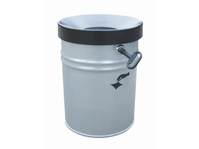 afvalbak,vlamdovend,24l,HxØ 370x295mm,wandmontage,kop zwart