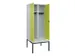 locker voor scheiding van kleding,HxBxD 2120x800x815mm,2vak
