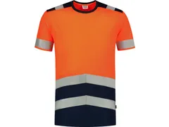 Tricorp 403021 softshell, fluo rood/inktblauw, maat 8XL, per stuk