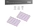 Kleurclips Voor Patchkabels RJ45-stekkers Paars 100 Stuks