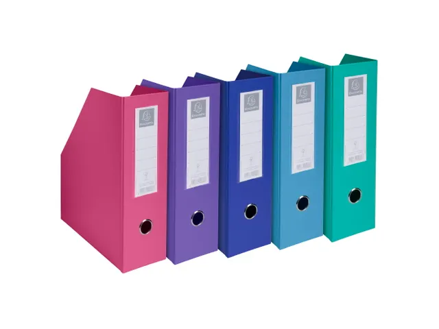 Tijdschriftenhouder PP rug100mm pastel