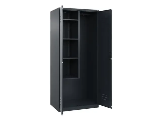 schoonmaakkast,HxBxD 1850x800x500mm,links 4vakken