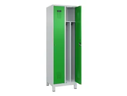 locker voor scheiding van kleding,HxBxD 1950x600x500mm,2vak